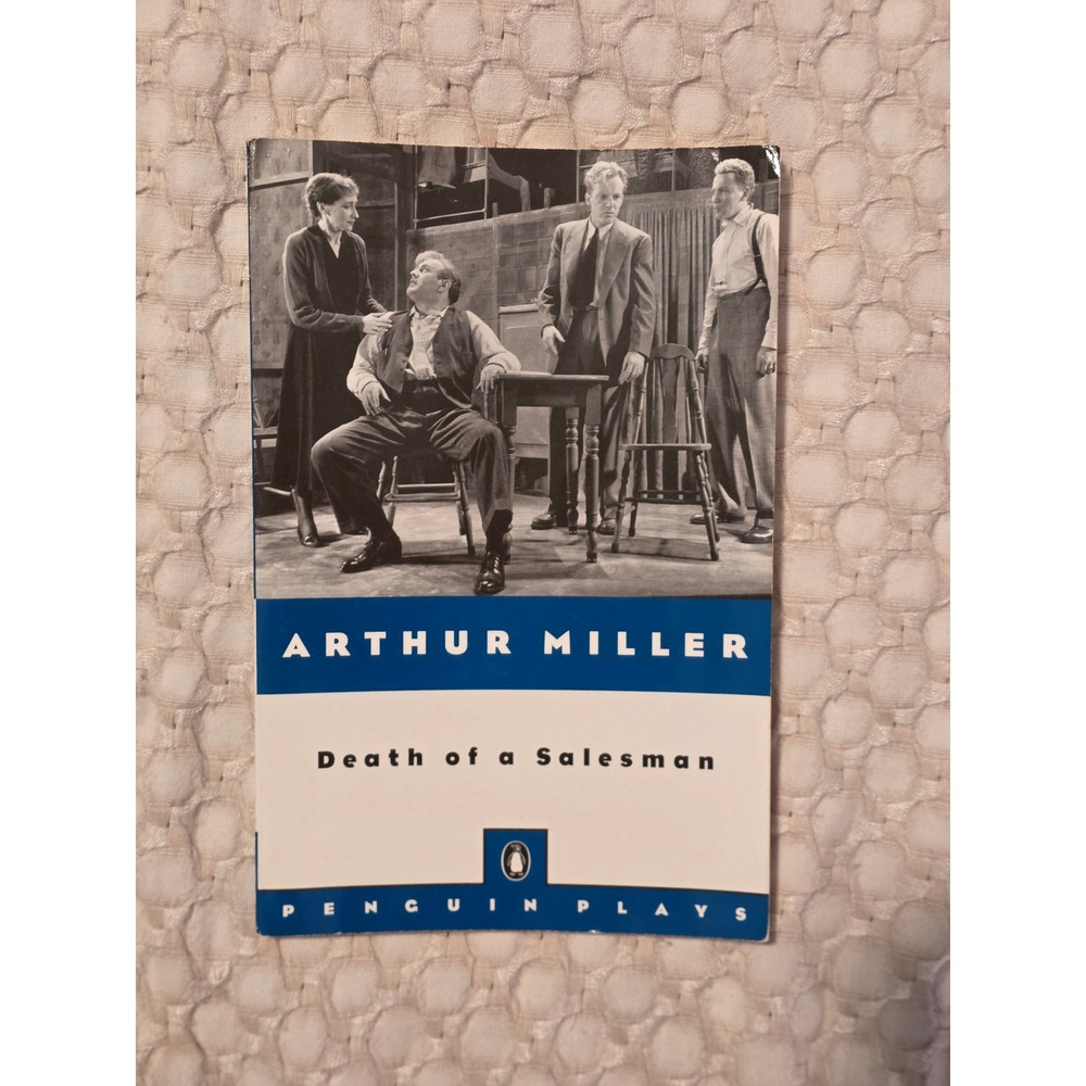 Penguin Books Death of a‎ Salesman Arthur Miller Paperback Blue Excellent Drama